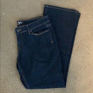 LOFT Curvy Bootcut Jeans in Petite Size